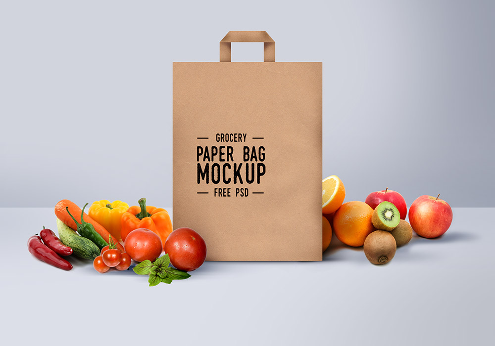 Shopping Paper Bag Mockup