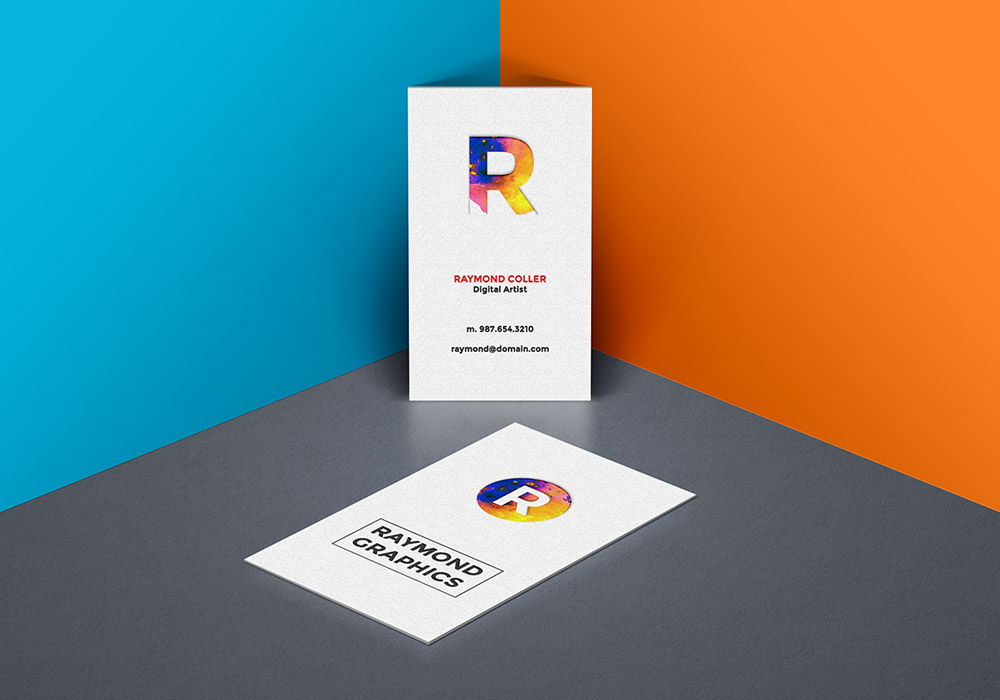 Business Card Mockup PSD Template