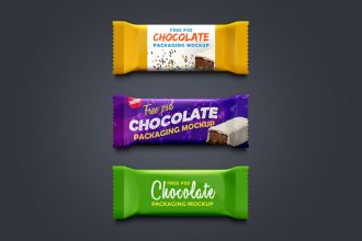 Free Chocolate Packaging Mockup