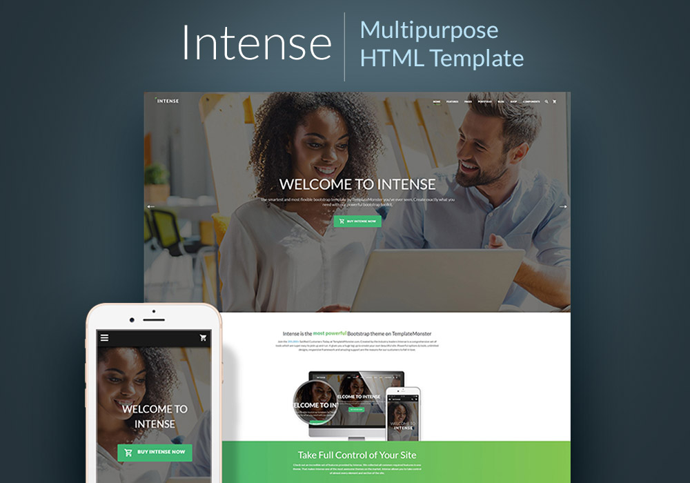 The Future is Intense: 10 Best Intense-Based Templates Which Will Suit Any Website