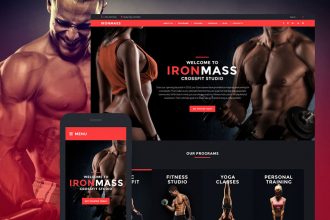 IronMass Sports Wordpress Website