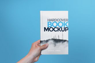 Hardcover Book Mockup Template