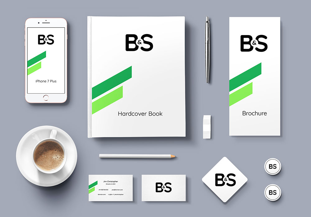 Branding & Stationery PSD Mockup