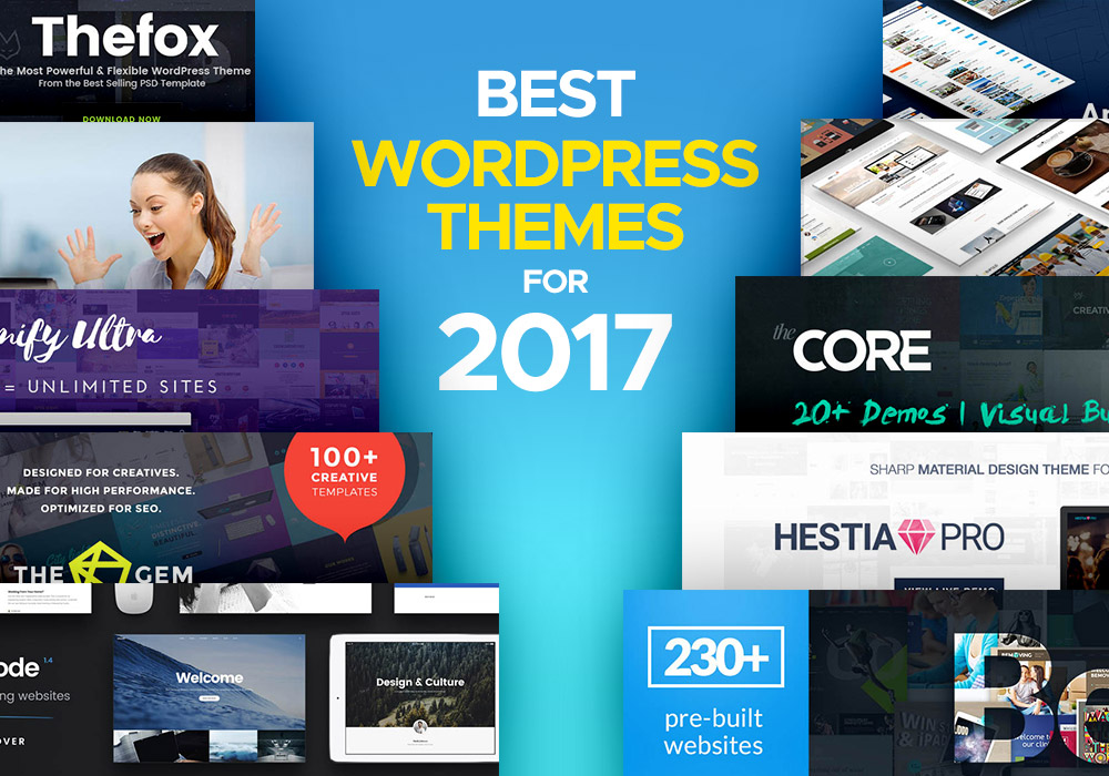 Take Your Pick of the Best 2017 WordPress Themes