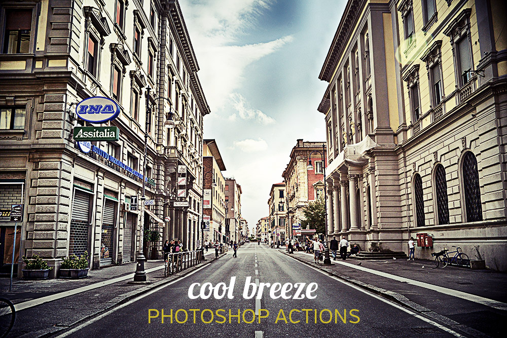 Cool Breeze: 4 Free Photoshop Actions