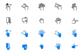 Free iOS Tab Bar Hand Gestures