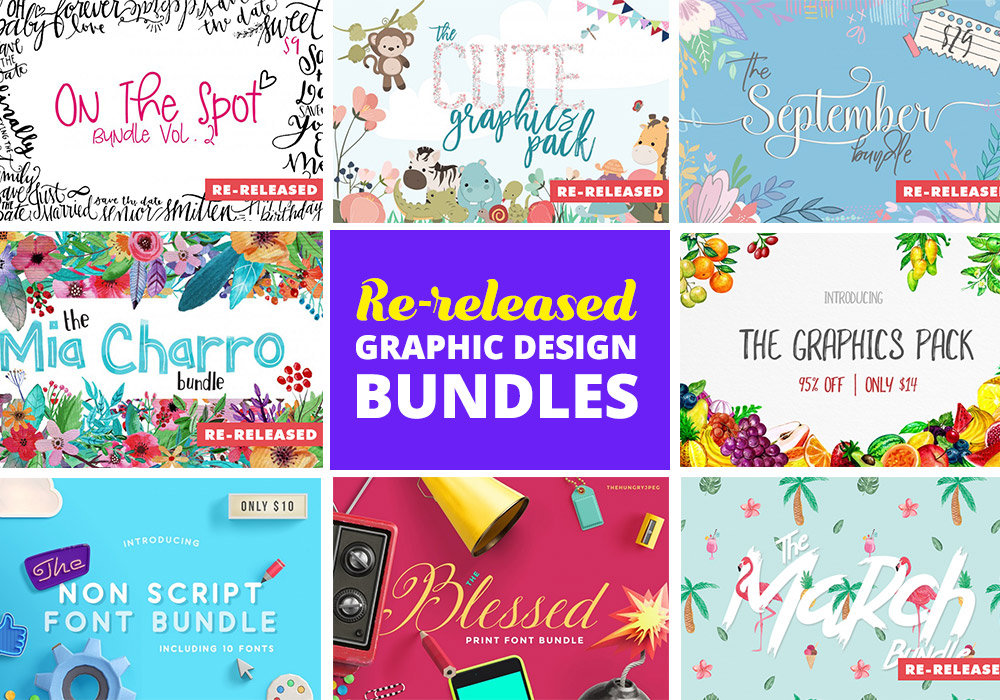 Re-Released: Graphic Design Bundles