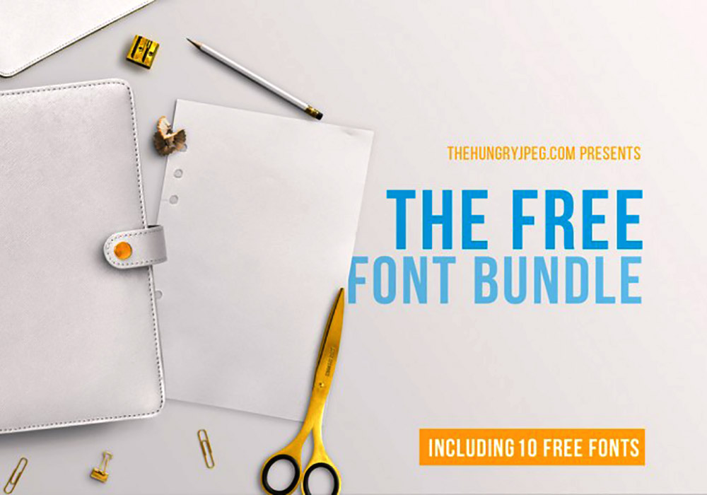 The FREE March Fonts Bundle