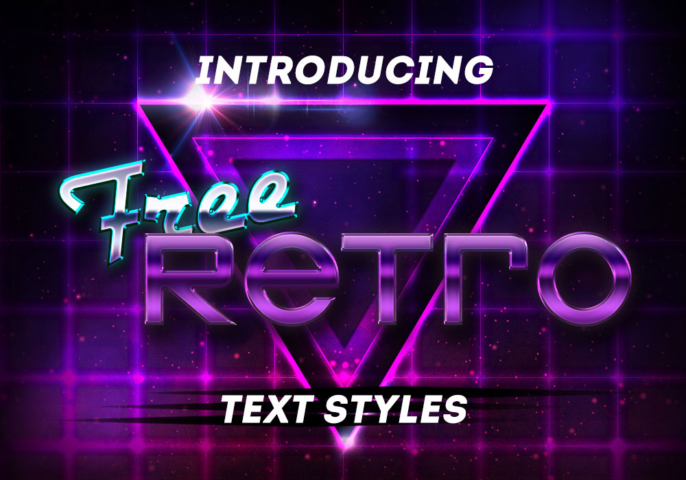 Retro PSD Text Styles