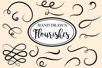 Free Vector Decorative Flourishes