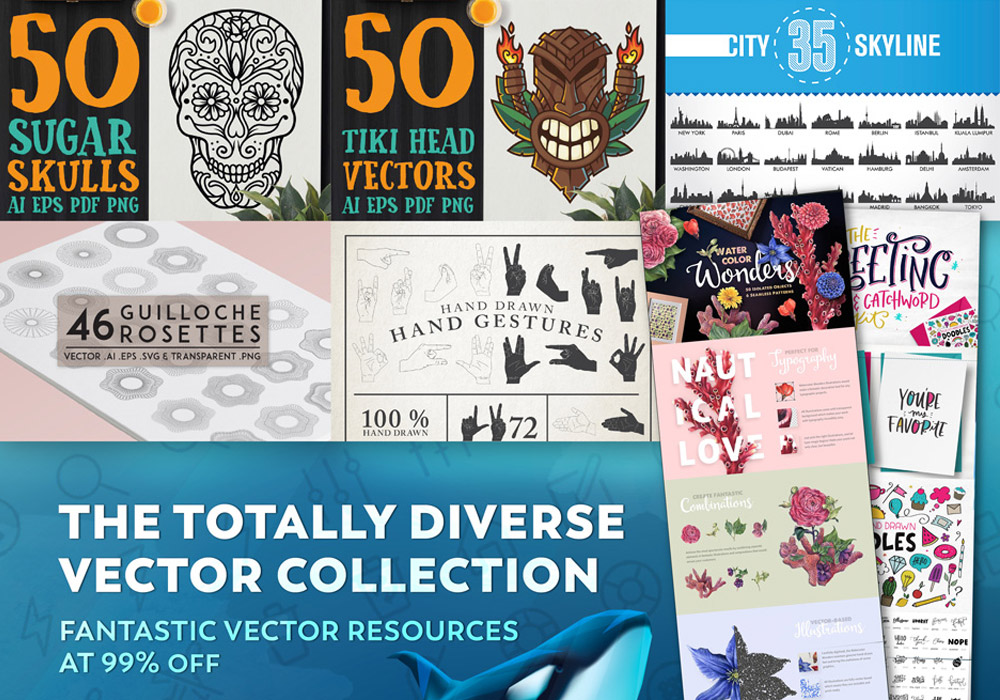 Get The Totally Diverse Vectors Collection For Just $29