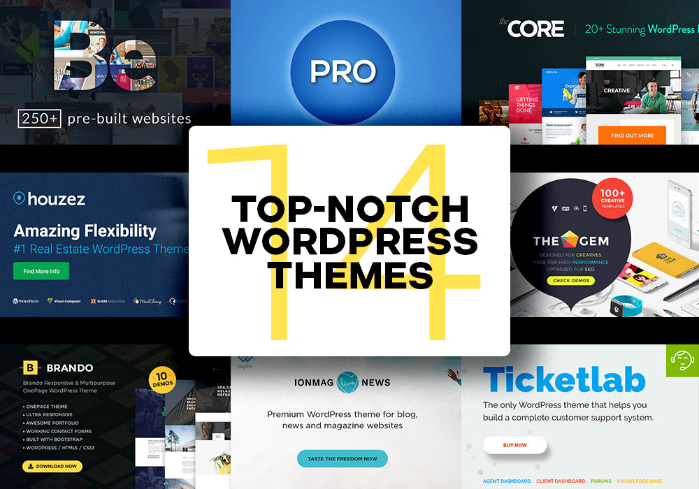 14 Top Notch Multipurpose WordPress Themes To Buy