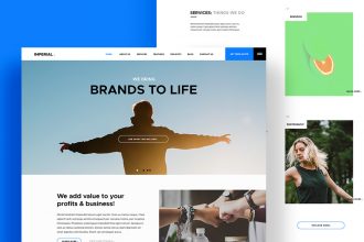 Free Website PSD Template