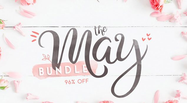 Buy May Fonts & Graphics Bundle