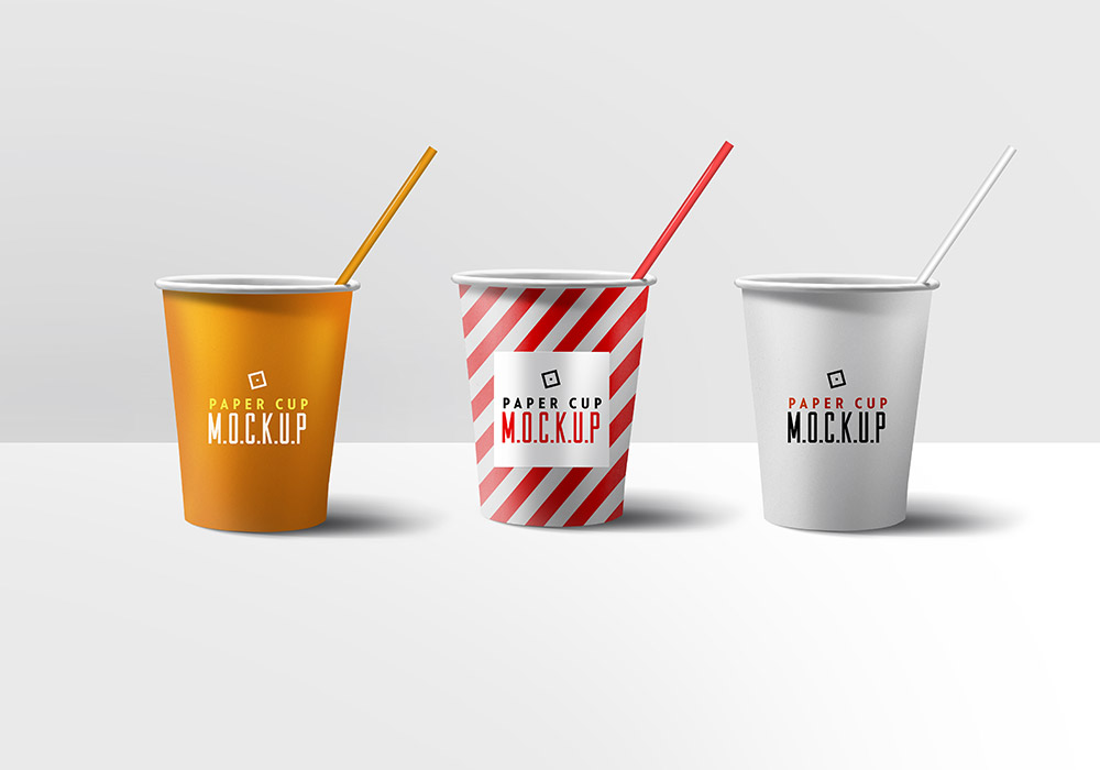 Paper Cup Mockup PSD