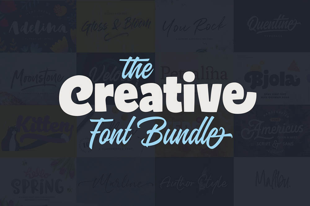 The Creative Font Bundle: 25 Best-Selling Fonts