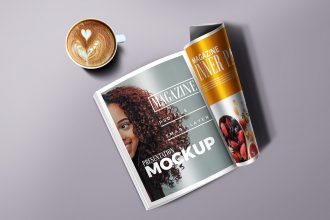 Free Magazine Mockup PSD