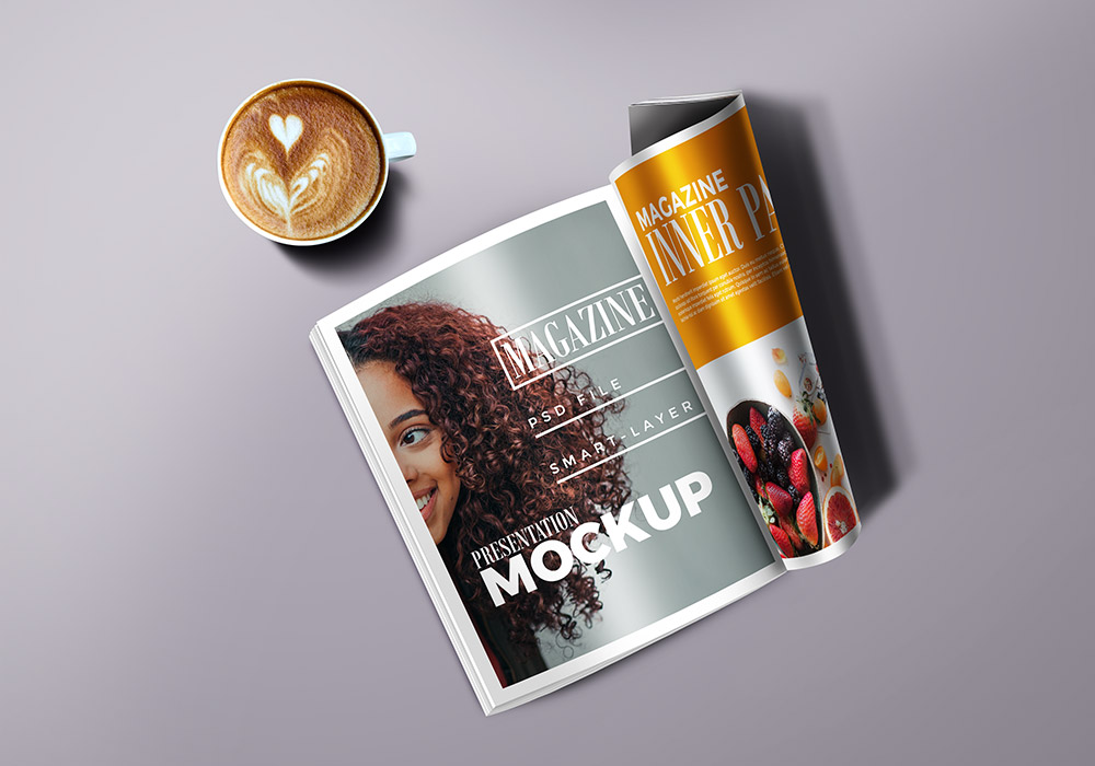 Magazine Mockup PSD