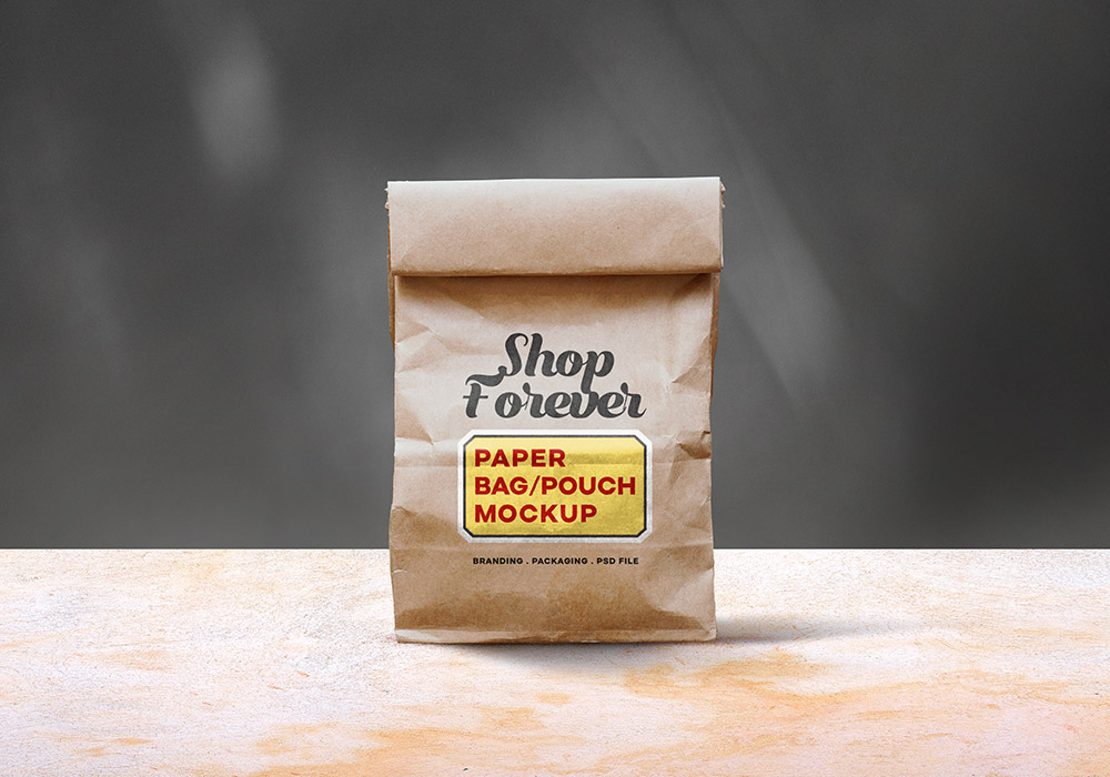 Paper Bag Mockup PSD