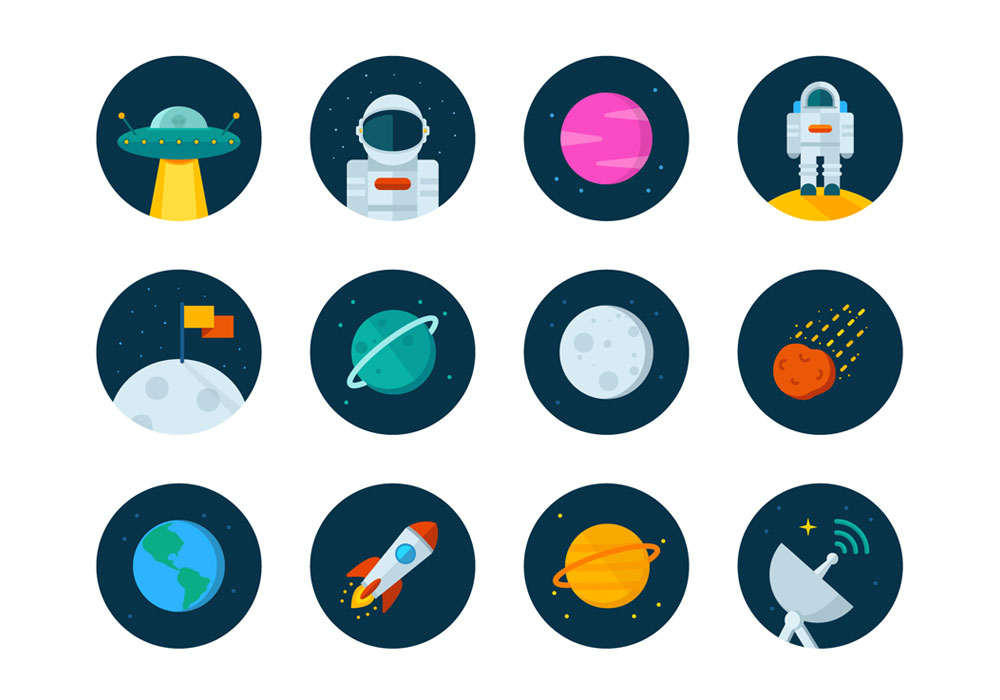 20 Space Icons