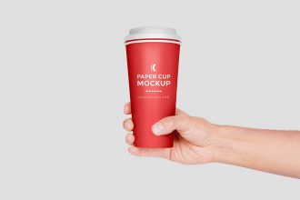 Paper Cup Mockup PSD