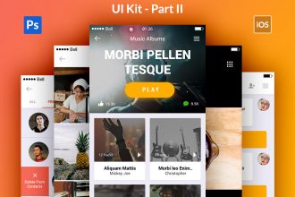 Appify Mobile App UI Kit PSD