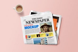 Newspaper Mockup Template