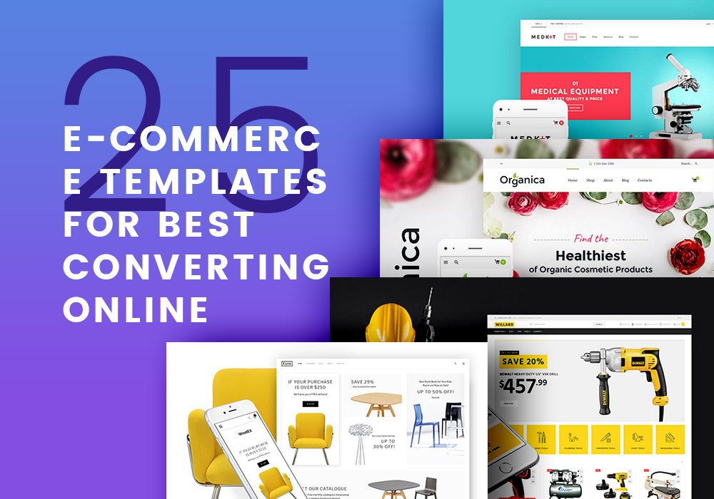 25 E-Commerce Templates for Best Converting Online Shops