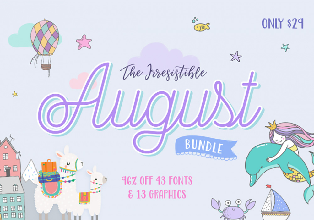 The Irresistible August Design Bundle