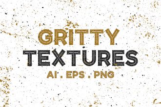 10 Vector Gritty Textures