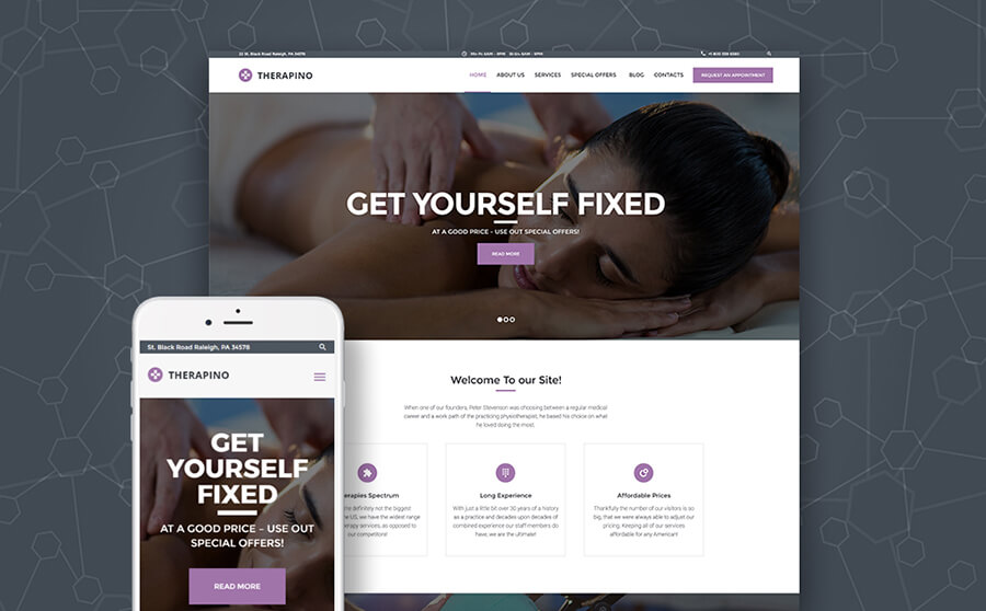 Therapino - Physical Therapy WordPress Theme 