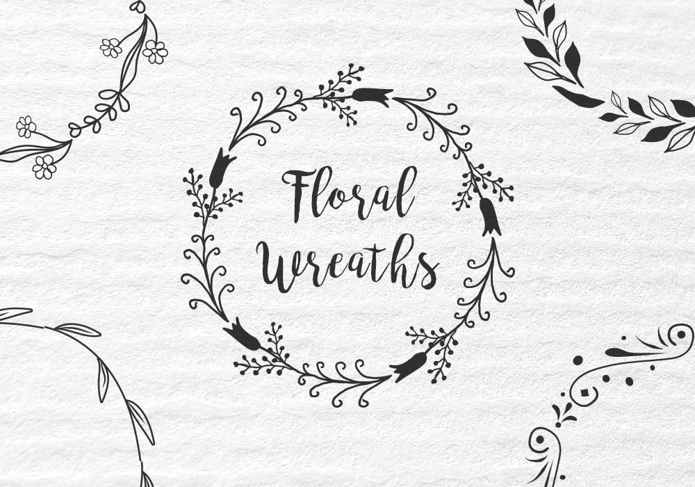 16 Floral Wreaths