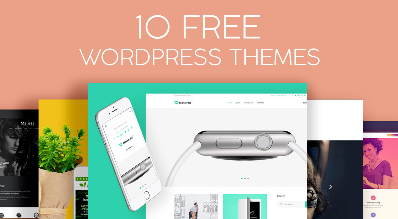 10 Beautiful & Absolutely Free WordPress Themes