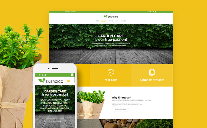 Free Garden Care WP Theme