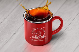 Coffee Mug Mockup PSD