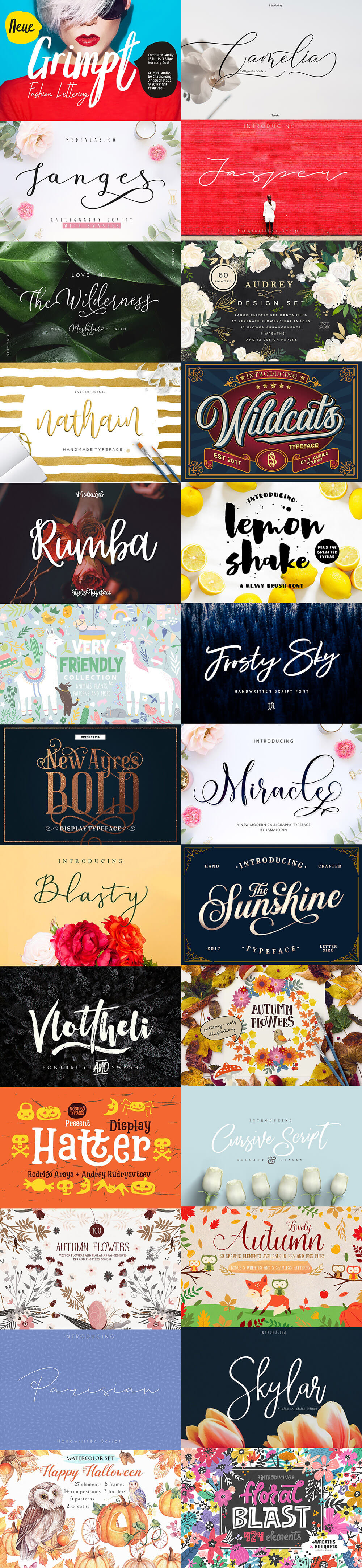 October Fonts & Design Bundle