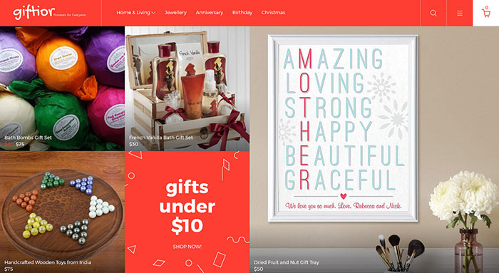 Gifts Store Responsive OpenCart Template