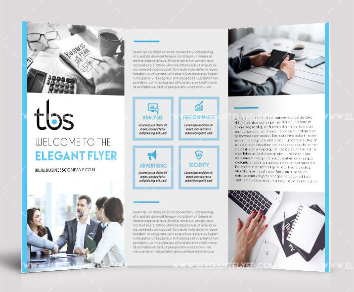 Professional Tri-fold PSD Template