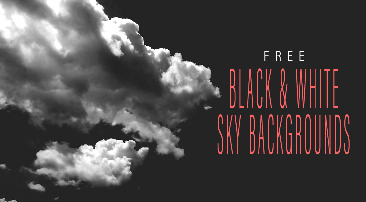 Black & White Sky Backgrounds