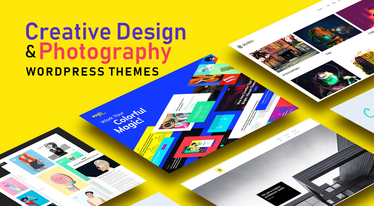 Top 20 Creative Design And Photography Portfolio WordPress Themes