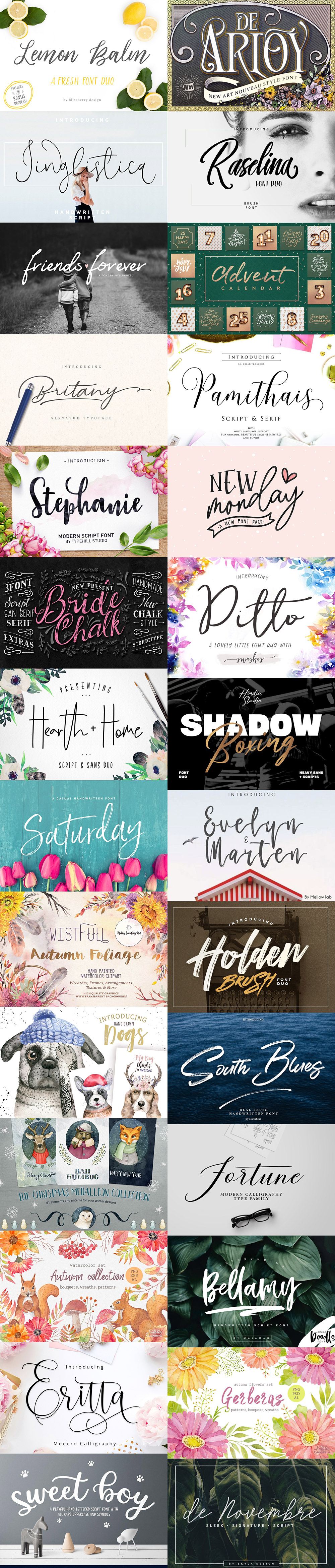 November Fonts Bundle