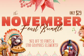 November Fonts & Design Bundle