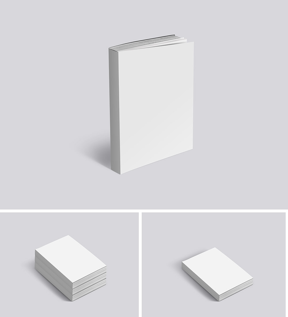 Paperback Mockup Templates