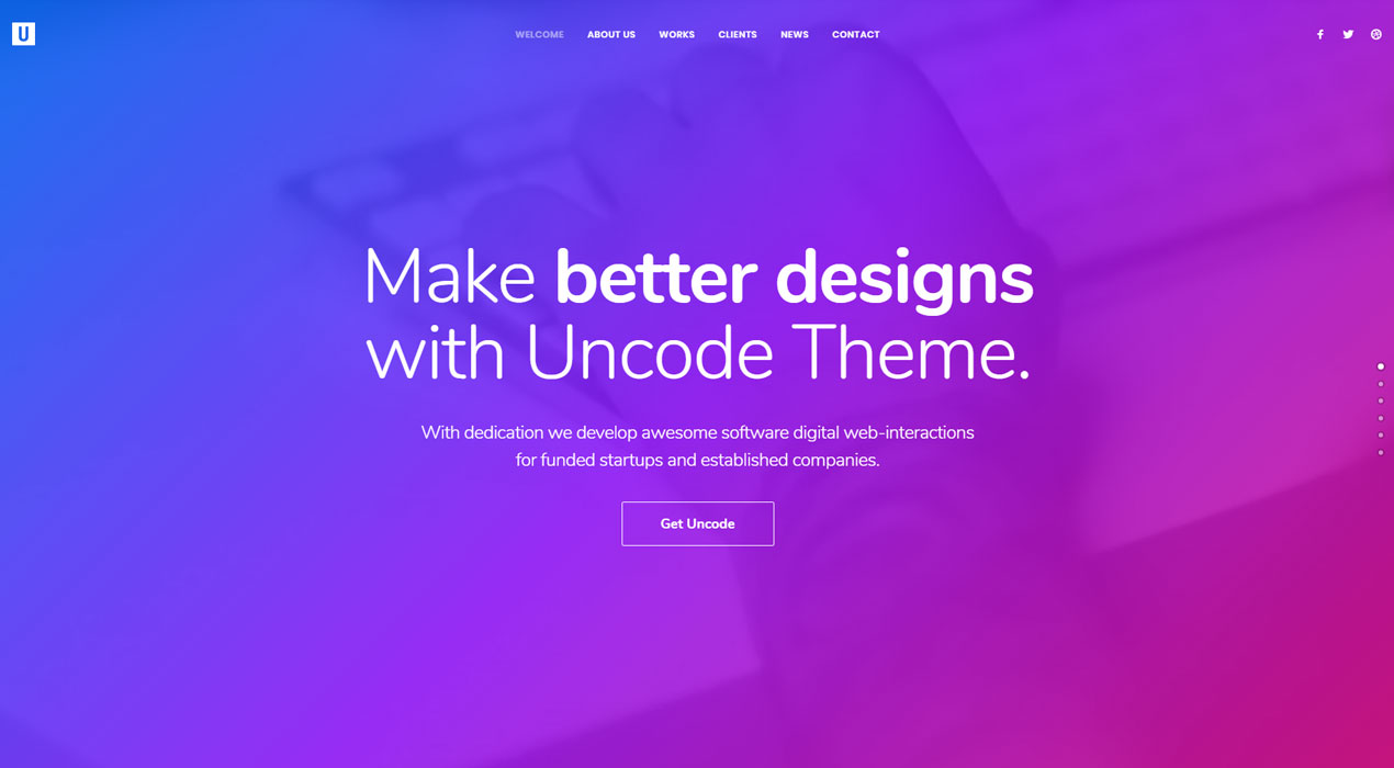 Uncode Theme: Showcase Your Creativity Through Visual Experiences