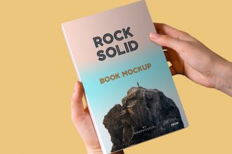 Paperback Book PSD Mockup