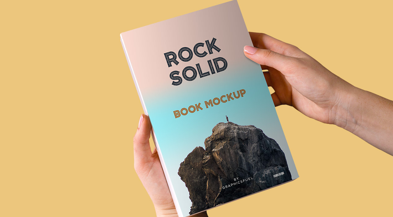 Paperback Book PSD Mockup