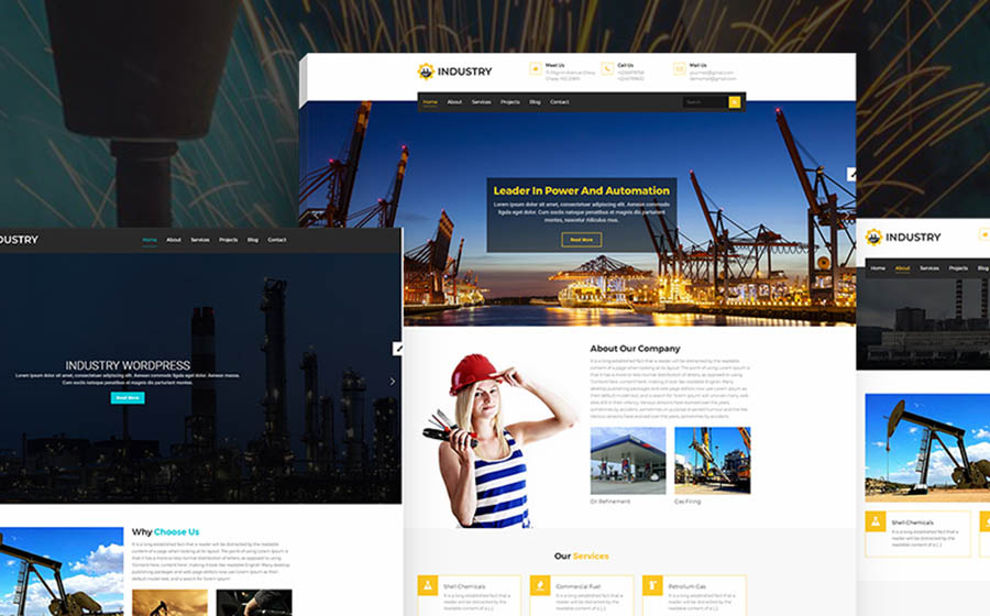 Industry - Multipurpose WordPress Theme