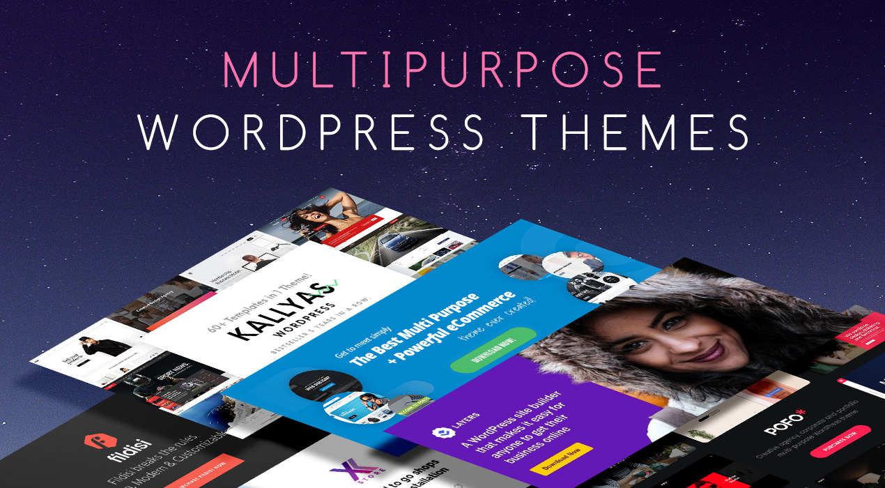 Multipurpose WordPress Themes to Build Cool Websites