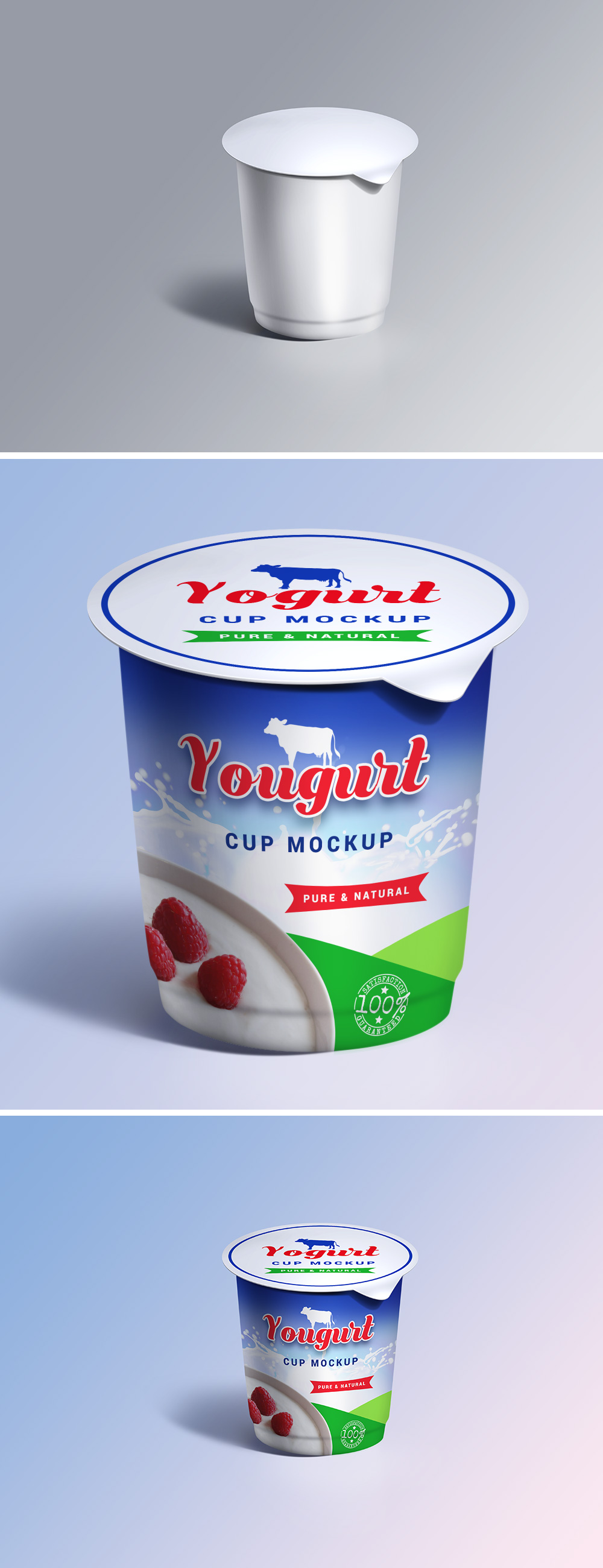 Yogurt Cup Mockup