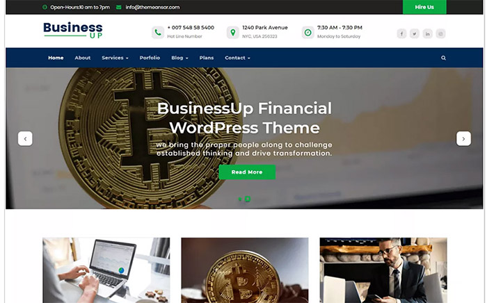 Businessup WordPress Theme